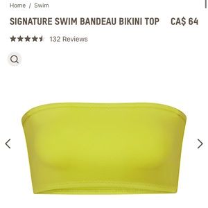 SKIMS - Signature Swim Bandeau Top